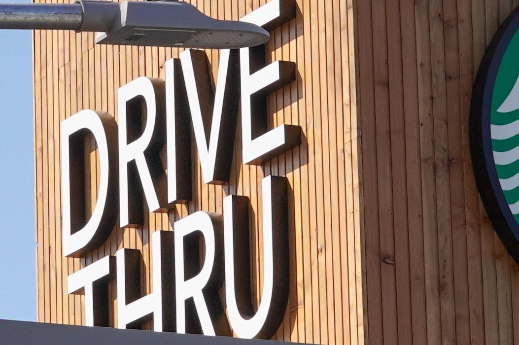 Drive-thru sign