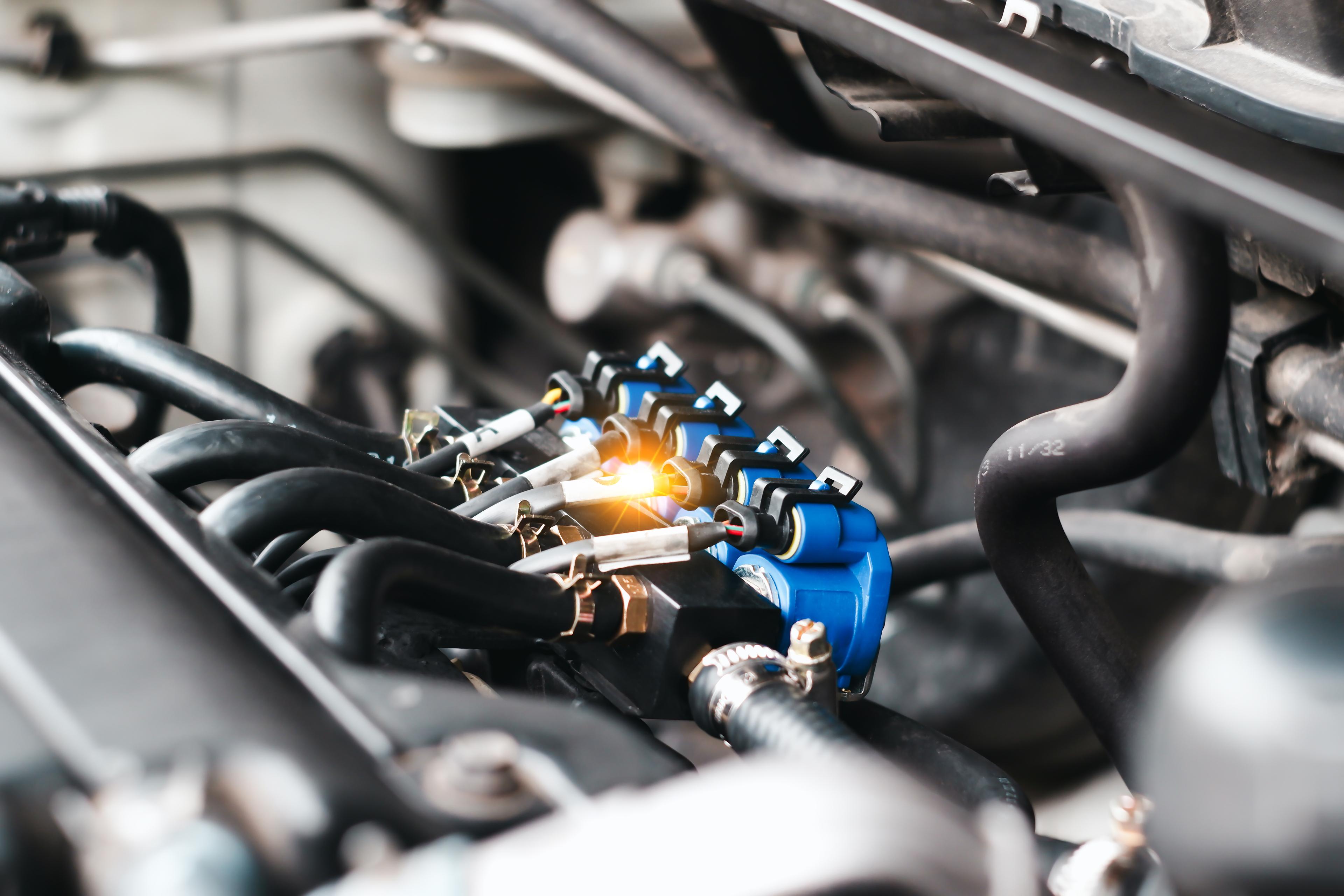 Fuel injector close up