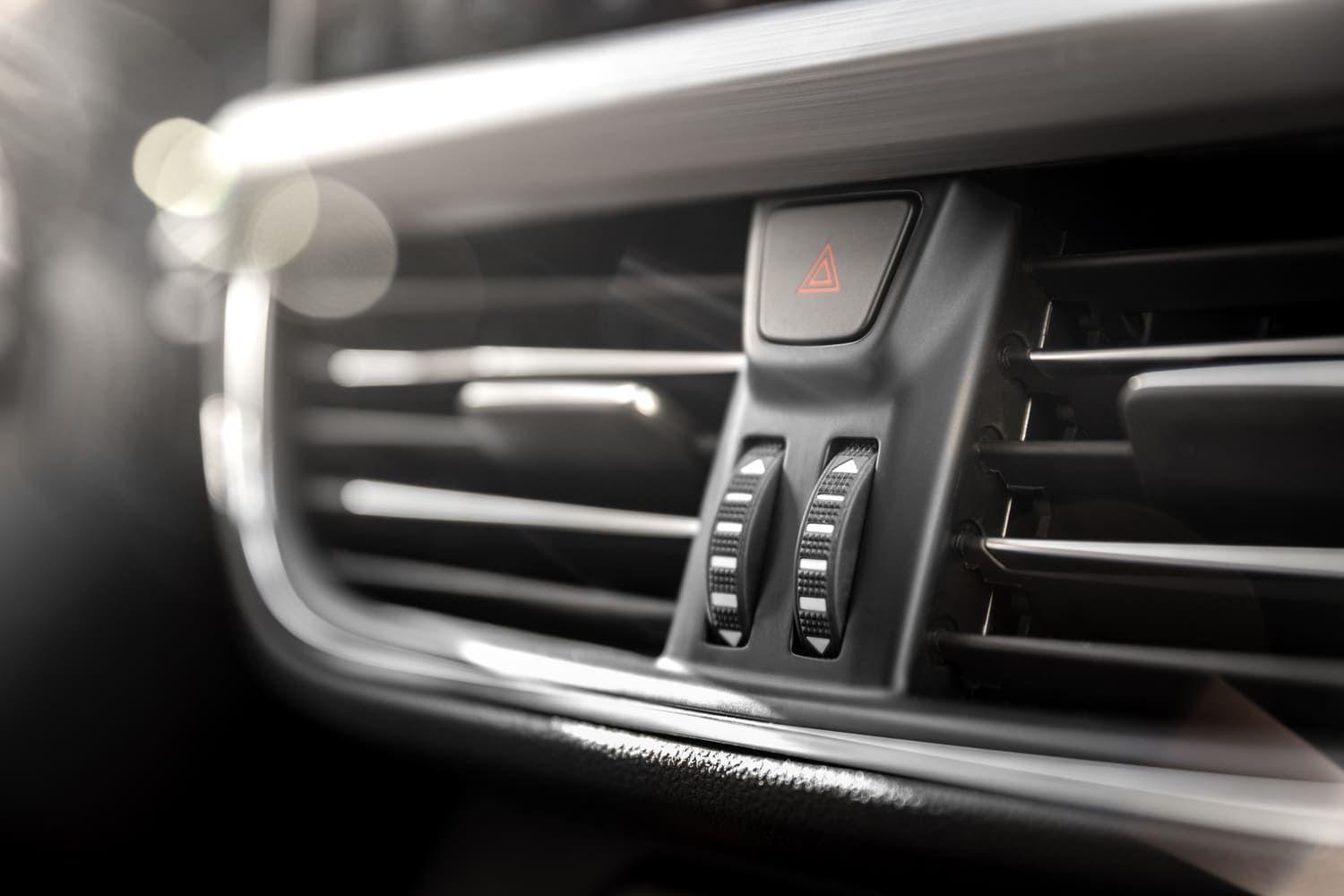 Close up of air con vents