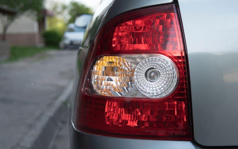 Close up of car from behind