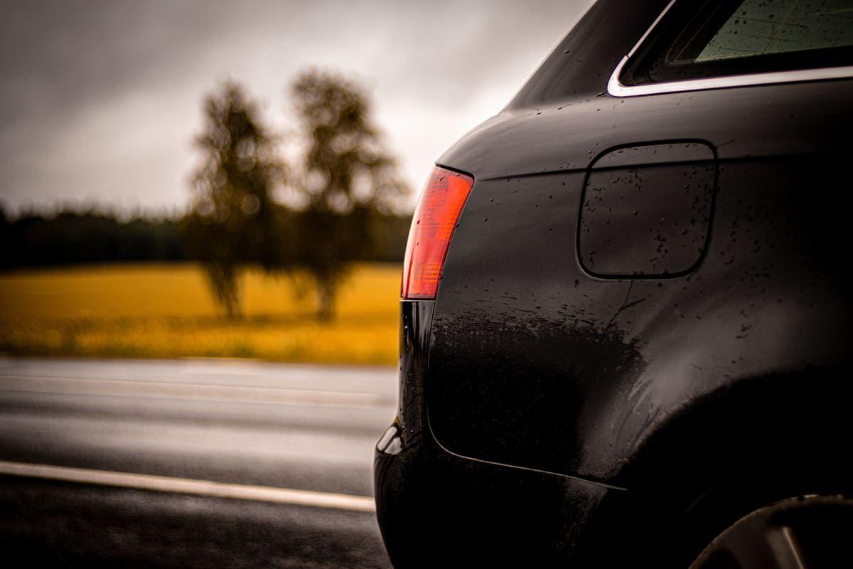 Close up of car's rear