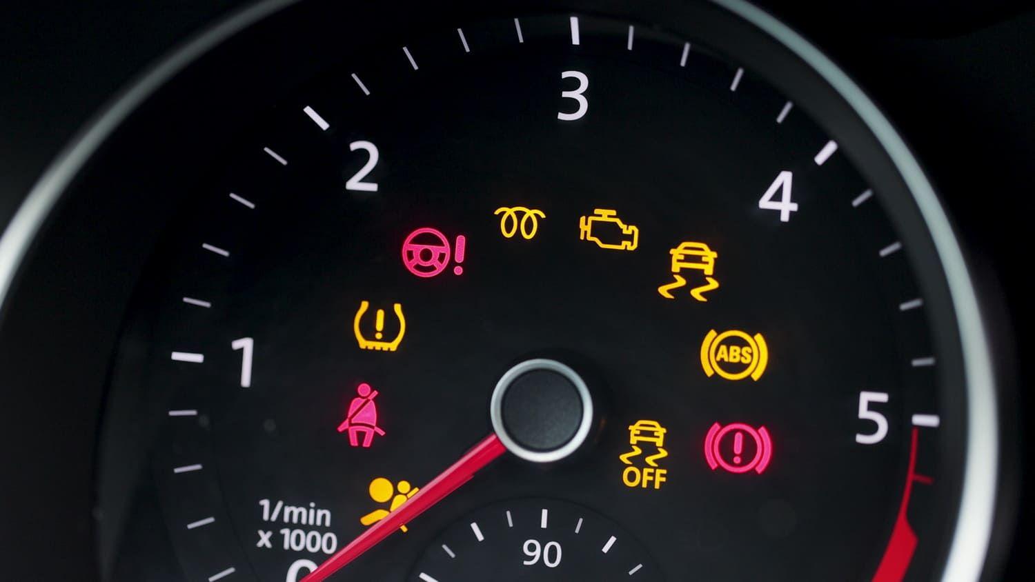 Dashboard warning lights