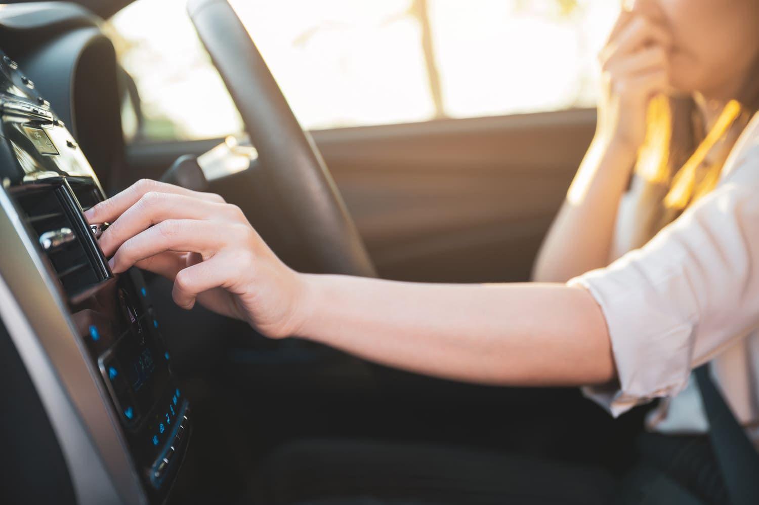 Turning on the air vents