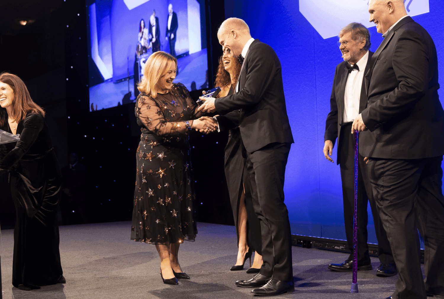 Jack Allman Accepting Award