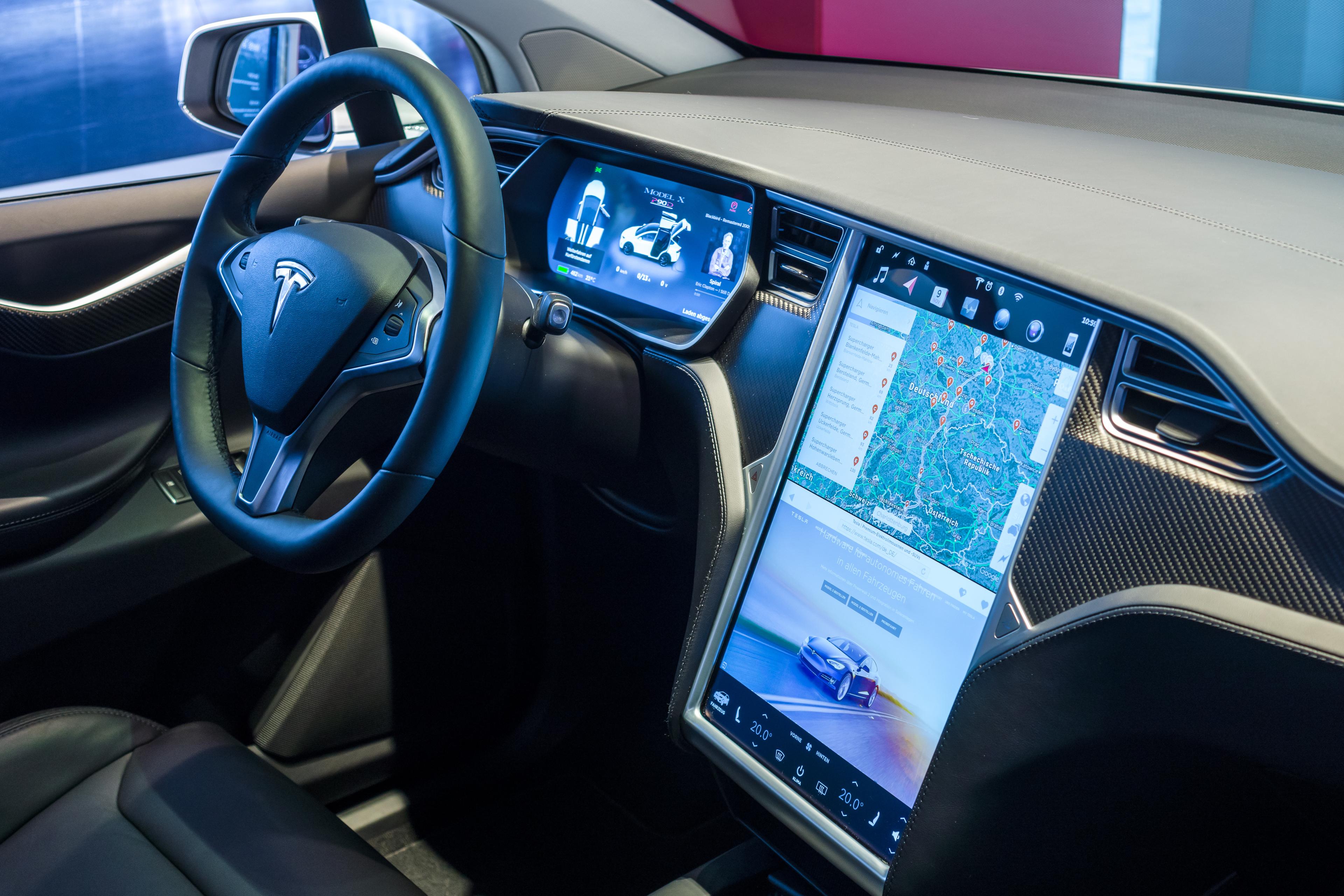 Tesla interior