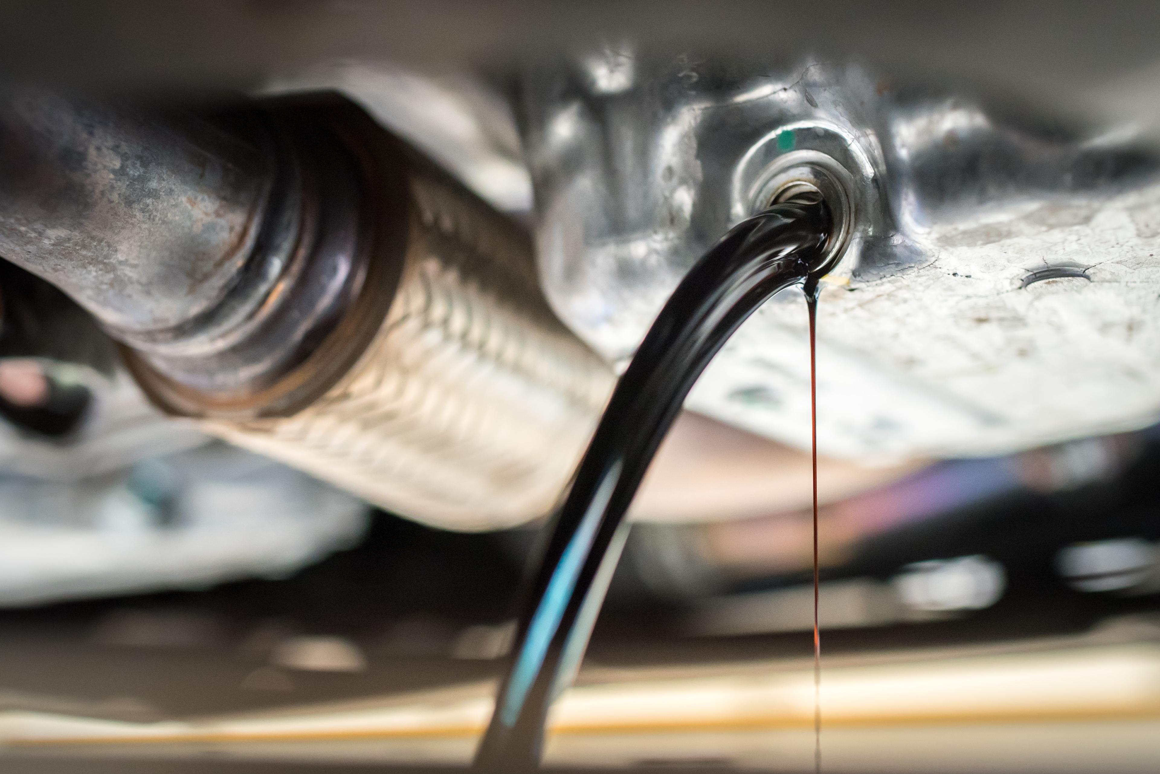 Car oil leak