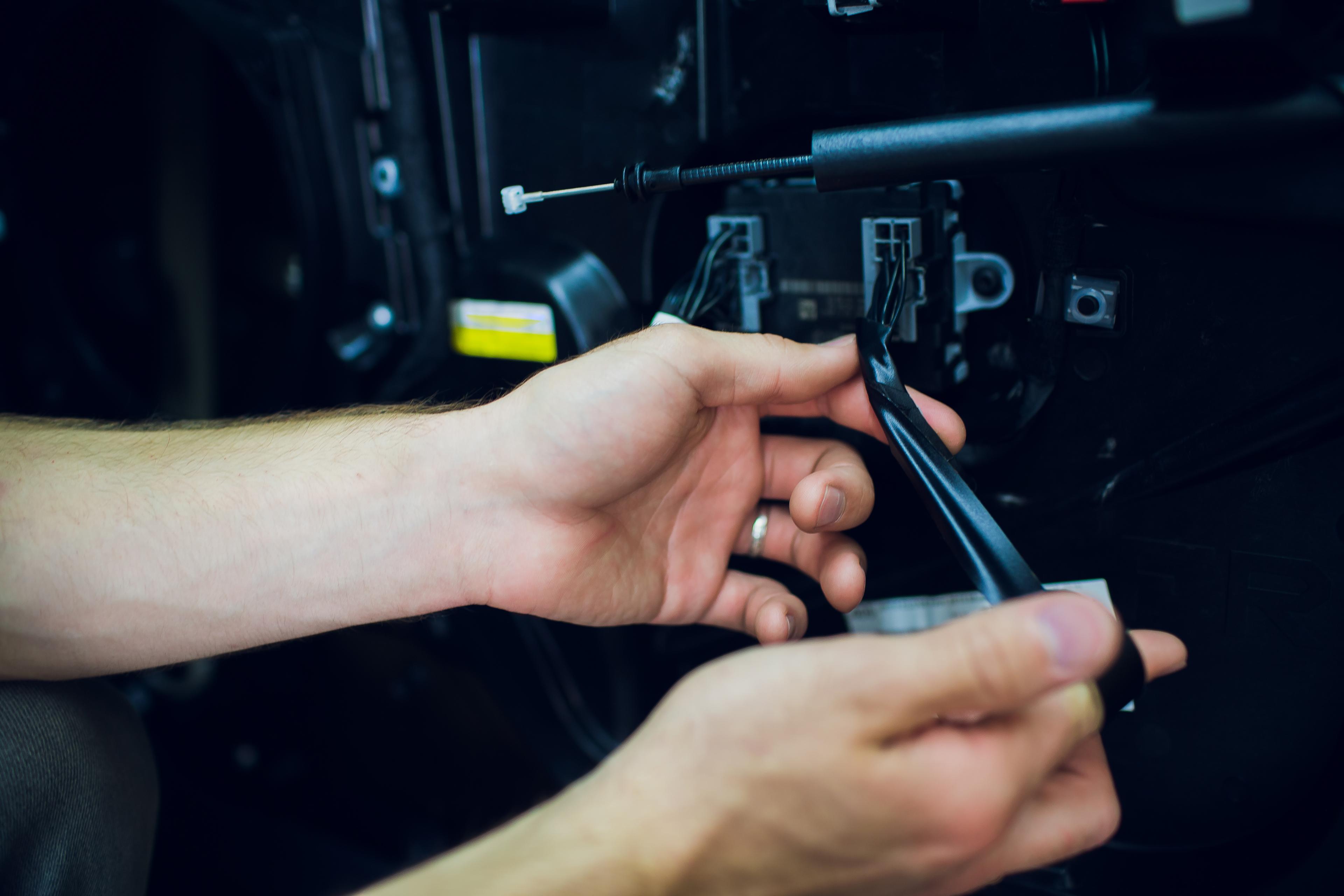 Rewiring central locking