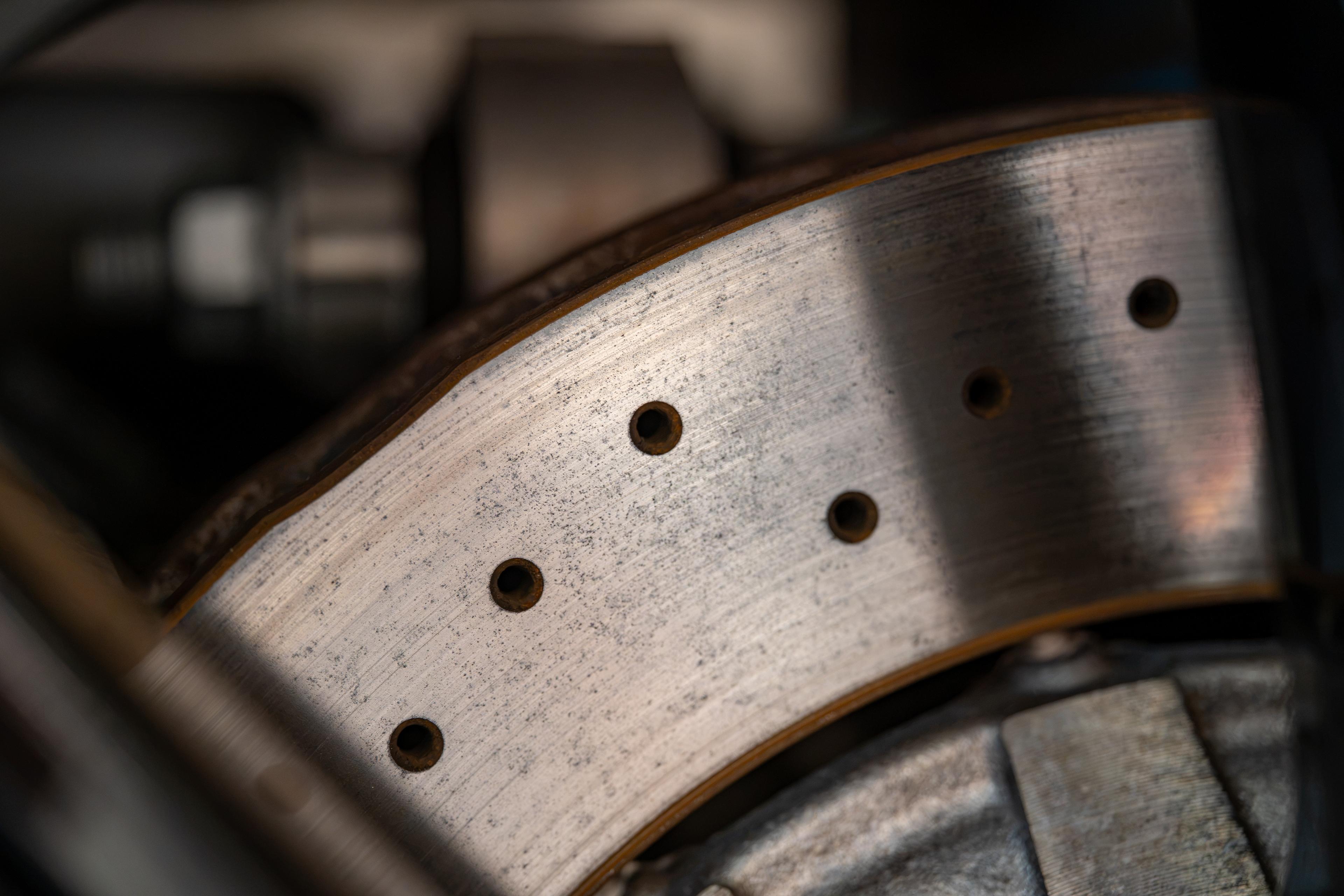 Brake disc close up