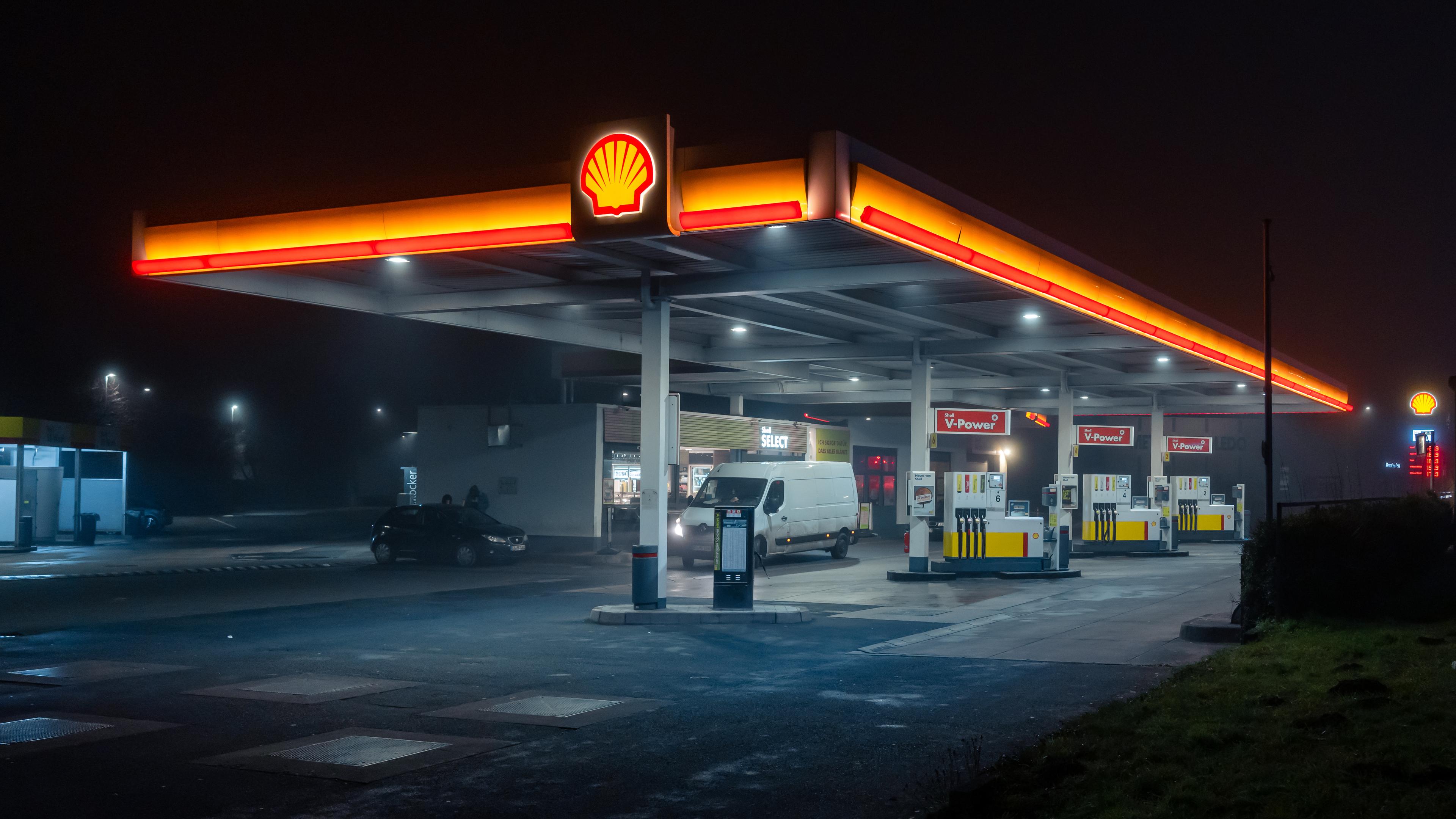 Shell garage