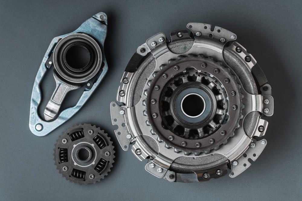 Car gear displayed on a grey background
